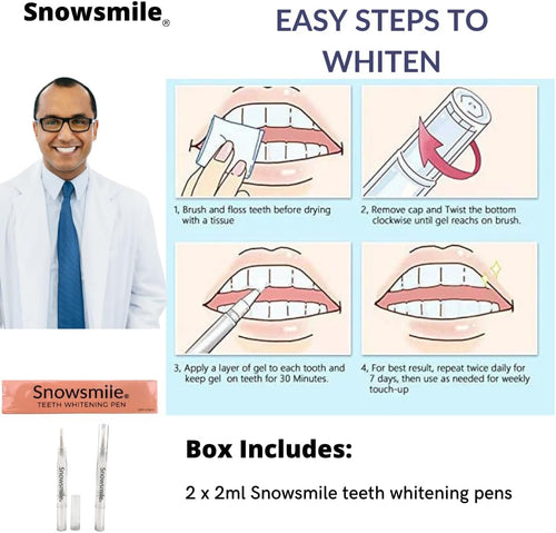 SnowSmile whitening touch-up pen 2-pack — view 2